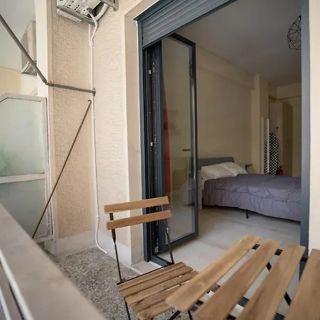 Studio Ag. Ioannis Metro Station 1 Bed 2 Pers Atene Esterno foto