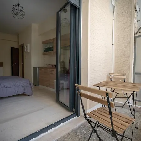 Studio Ag. Ioannis Metro Station 1 Bed 2 Pers Atene Esterno foto