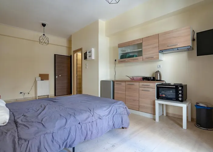 Studio Ag. Ioannis Metro Station 1 Bed 2 Pers